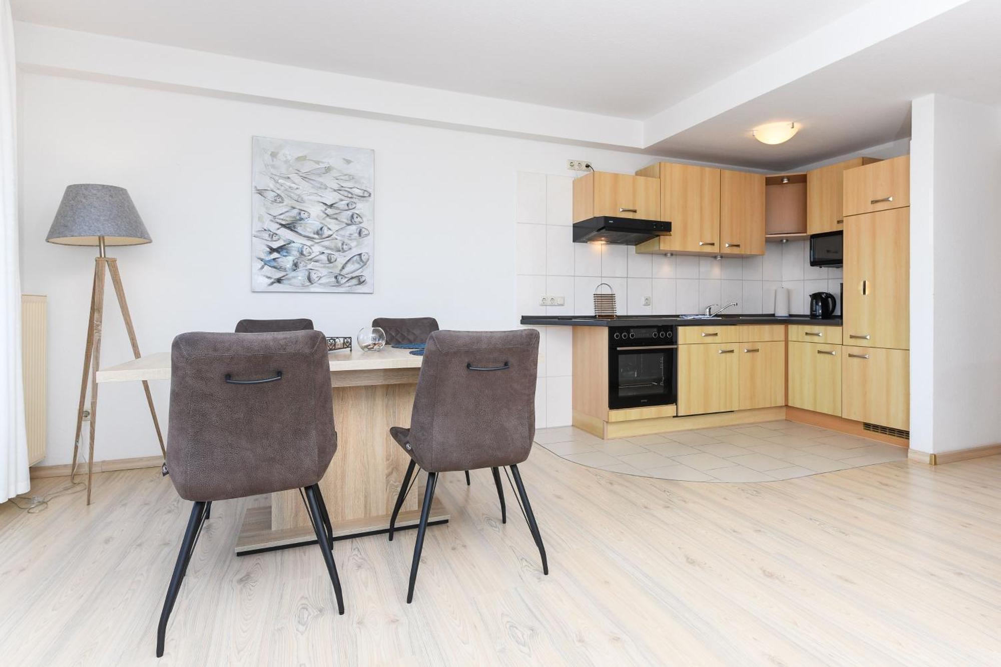 Haus Hafenblick Apartment Bensersiel Bagian luar foto