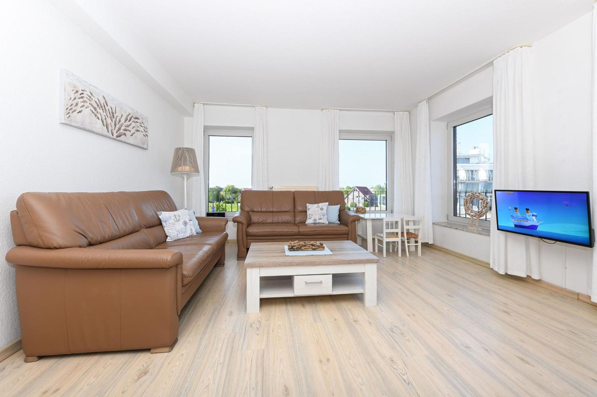 Haus Hafenblick Apartment Bensersiel Bagian luar foto