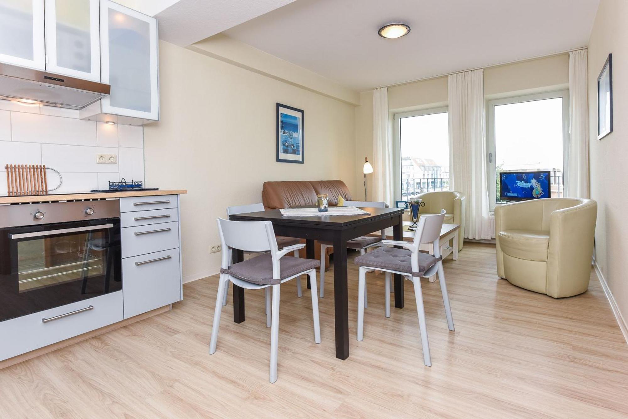 Haus Hafenblick Apartment Bensersiel Bagian luar foto